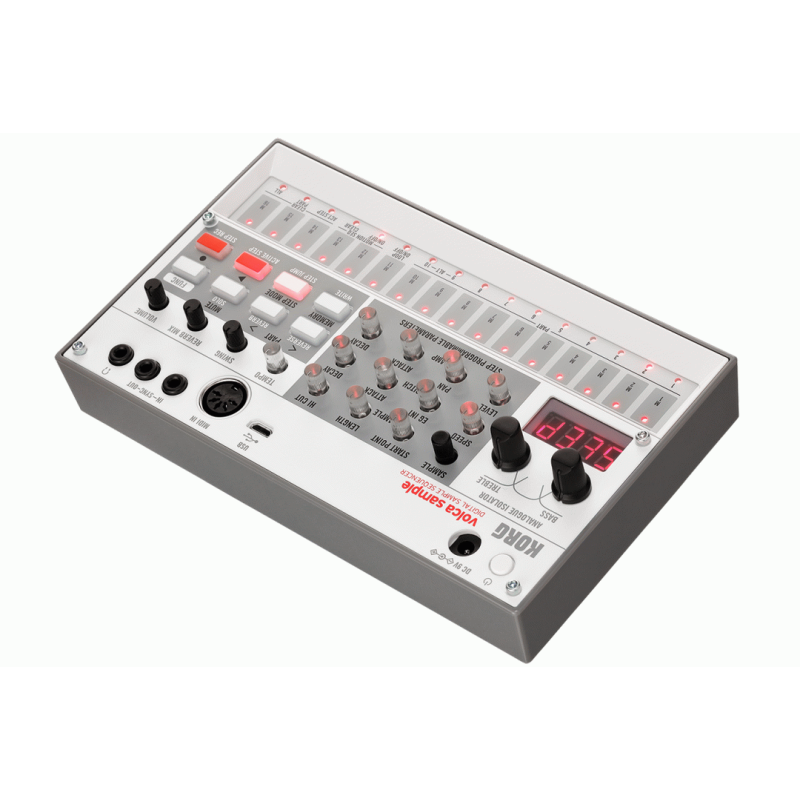 KORG Volca Sample Next Generation Drum Machine with Micro USB Port and Enhanced Features — view 3