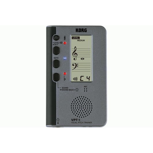Korg VPT-1 Vocal Pitch Trainer with Five-Line Staff Display and Sound Functions