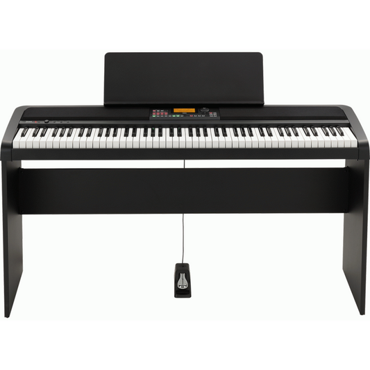 KORG XE20 88 Note Digital Ensemble Piano with Stand and Three-Pedal Unit