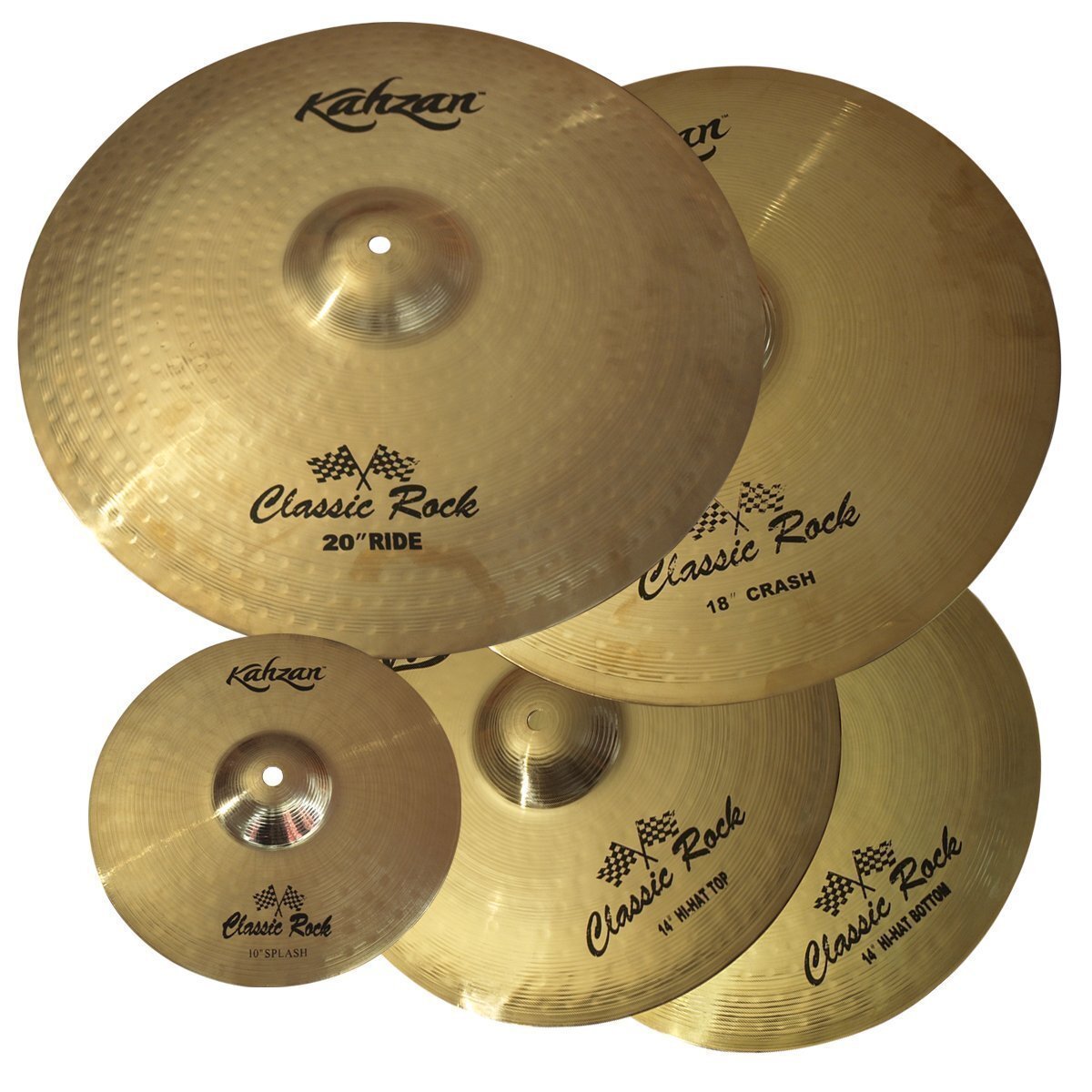 Kahzan 'Classic Rock Series' Cymbal Pack 14"/18"/20"
