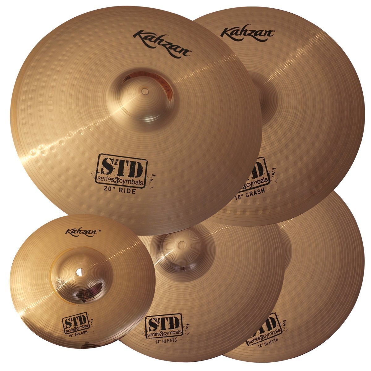 Kahzan 'STD-3 Series' Cymbal Pack 14"/16"/20"