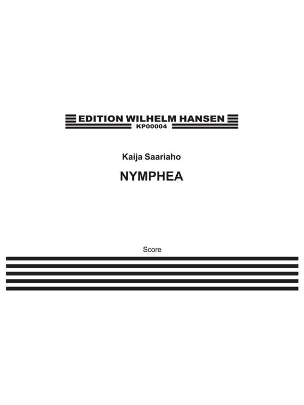 Saariaho Nymphea Str Quartet/Electronics