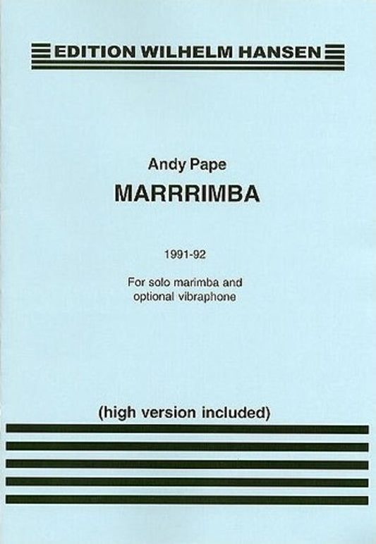 Pape Marrrrimba Solo Marimba Book