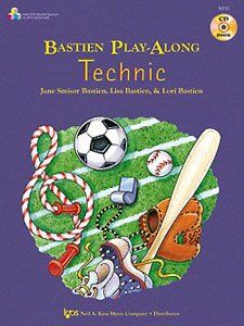 Playalong Technic Book/CD Level 1 for Piano - 35 Exercises, Accompaniments, 32 Pages, Neil A. Kjos Music Company
