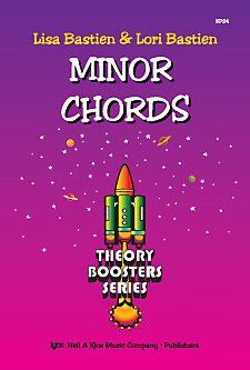 Minor Chords Theory Boosters by Neil A. Kjos Music Company, 32 pages, Theory & Manuscript category