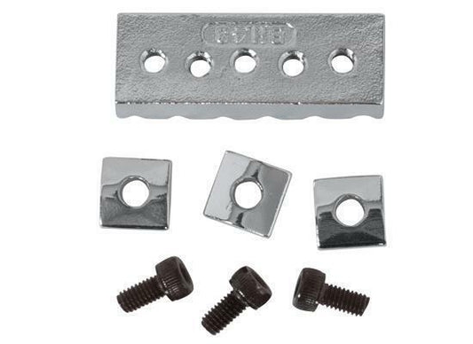 CUSTOM EAGLE - Chrome Locking Nut Assembly, 43mm Mounts From Top