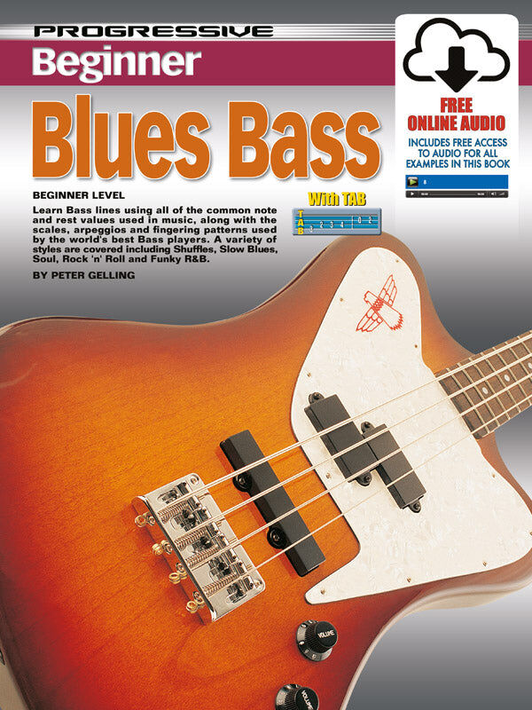 Progressive Beginner Blues Bass Book