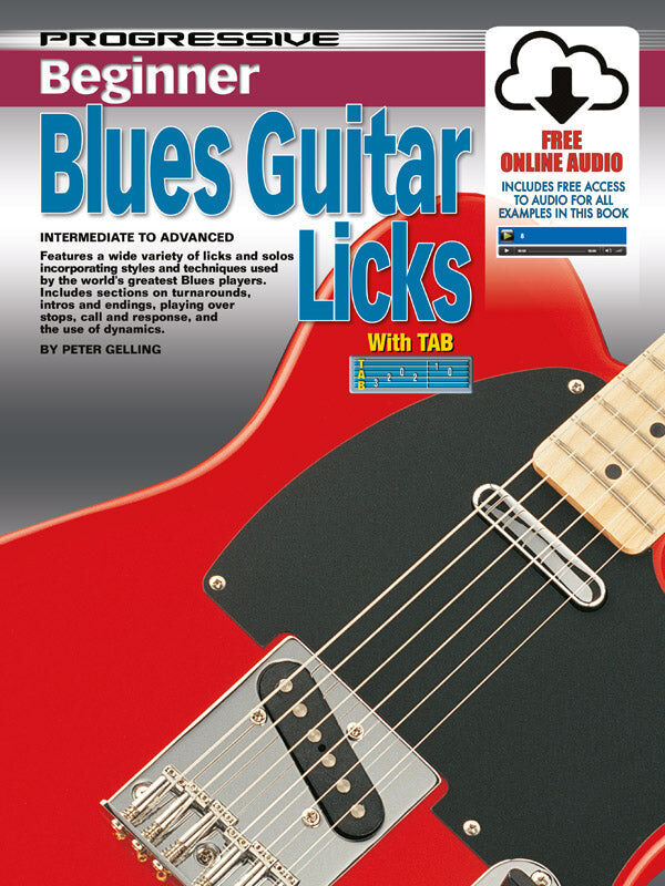 Progressive Beginner Blues Guitar Licks Book