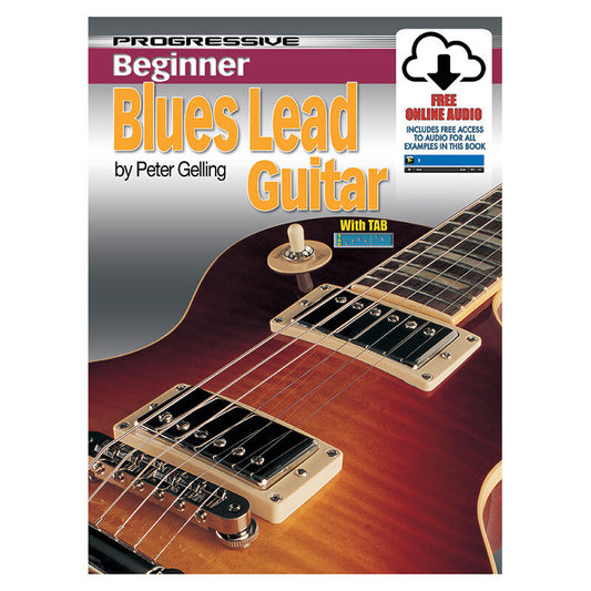 Progressive Beginner Blues Lead Guitar Book with Online Audio