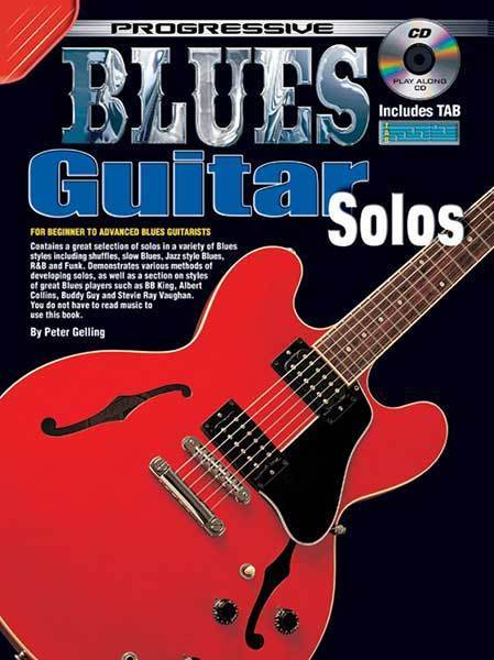 Progressive Blues Guitar Solos Book/CD