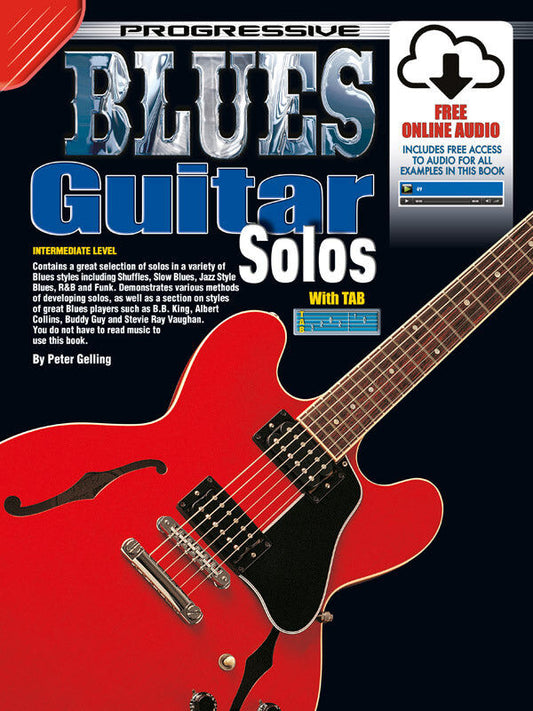 Progressive Blues Guitar Solos Book