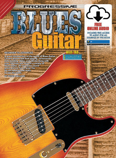Progressive Blues Guitar Book with Online Video & Audio Access
