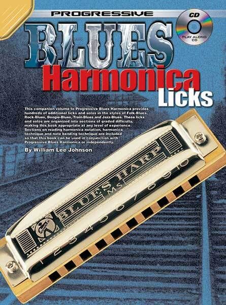 Progressive Blues Harmonica Licks Book with CD
