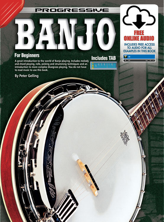 Progressive Banjo Method Book with Online Video & Audio