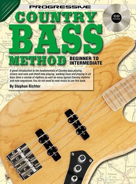 Progressive Country Bass Book with CD