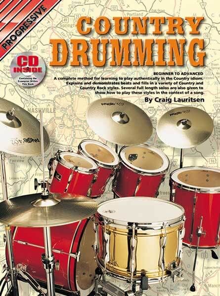 Progressive Country Drumming Book with CD for Authentic Country Beats and Fills