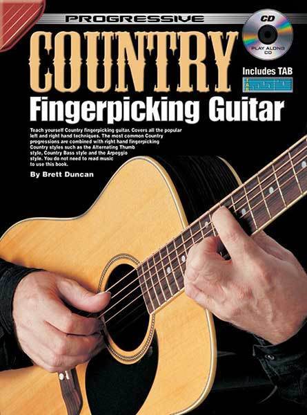 Progressive Country Fingerpicking Guitar Book/CD