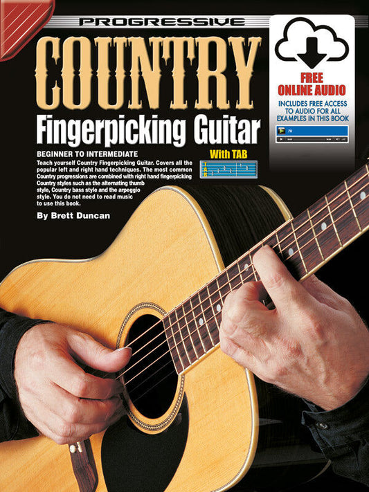 Progressive Country Fingerpicking Guitar Book