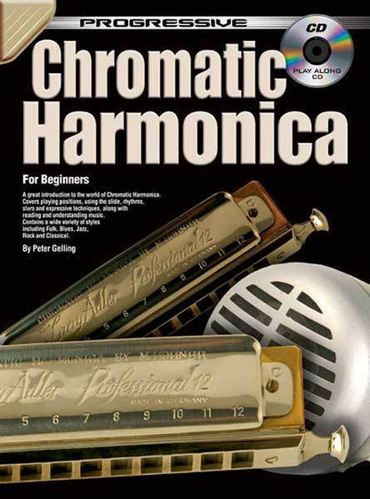 Progressive Chromatic Harmonica Book/CD
