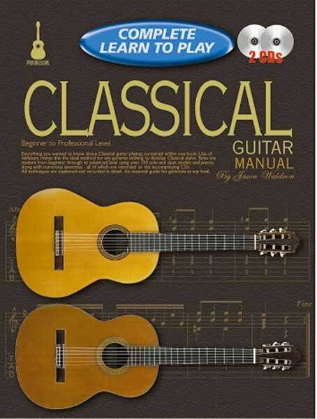 Progressive Complete Learn To Play Classical Guitar Book with 2 CDs