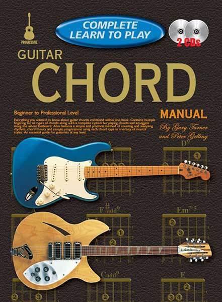 Progressive Complete Learn To Play Guitar Chord Manual Book/CD(2) Book