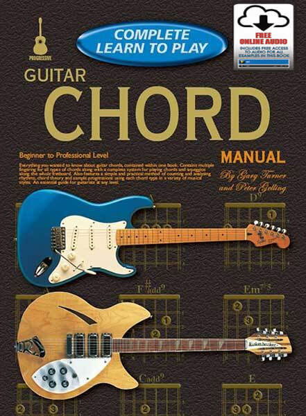 Progressive Complete Learn To Play Guitar Chord Manual with Online Audio Access