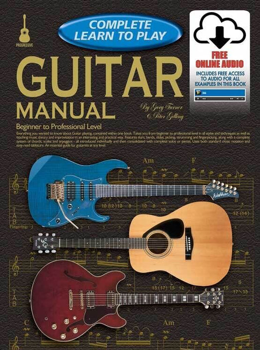 Progressive Complete Learn To Play Guitar Book with Online Audio Access