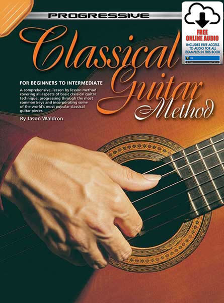 Progressive Classical Guitar Method Book with Online Video & Audio Access