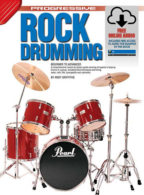 Progressive Rock Drumming Book with Online Video & Audio Access