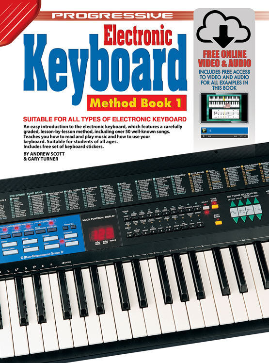 Progressive Keyboard Method 1 Book with Online Video & Audio Access