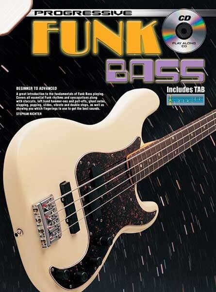 Progressive Funk Bass Book with CD