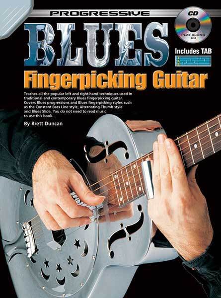 Progressive Blues Fingerpicking Guitar Book/CD