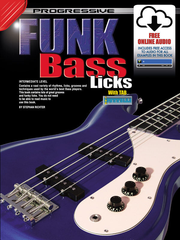 Progressive Funk Bass Licks Book