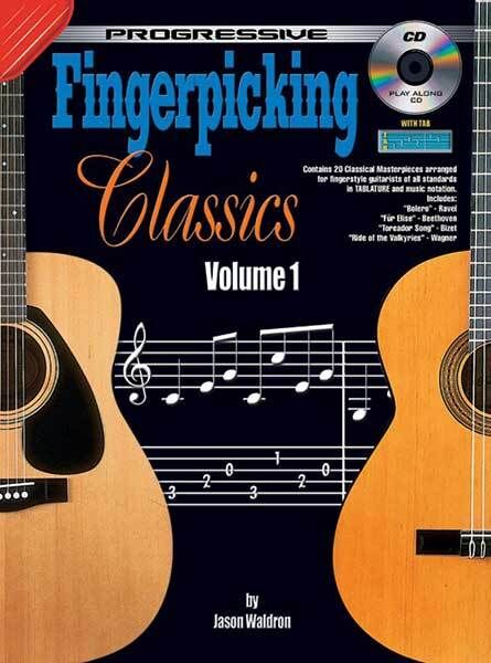 Progressive Fingerpicking Classics Volume 1 Book with CD for Fingerstyle Guitar