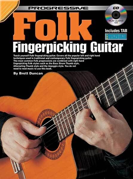 Progressive Folk Fingerpicking Guitar Book and CD