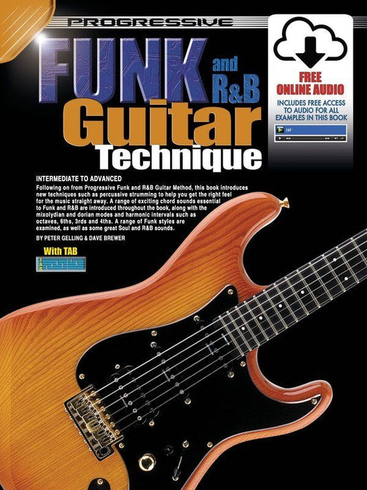 Progressive Funk and R&B Guitar Technique Book