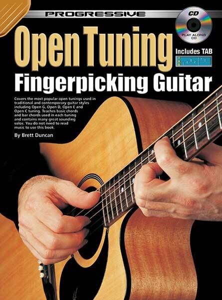 Progressive Open Tuning Fingerpicking Guitar Book with CD