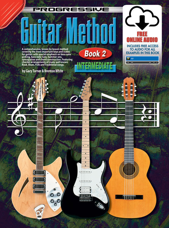Progressive Guitar Method Book 2 with Online Video & Audio Access