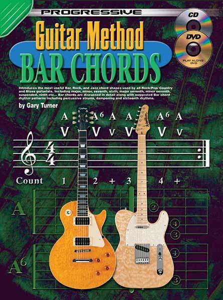 Progressive Guitar Method Bar Chords Small Book/DVD Book