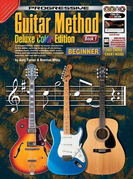 Progressive Guitar Method 1 Deluxe Edition Book/CD/DVD(2)/DVD-Rom Book