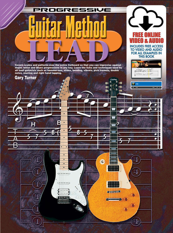 Progressive Guitar Method Lead Book with Online Video & Audio Access