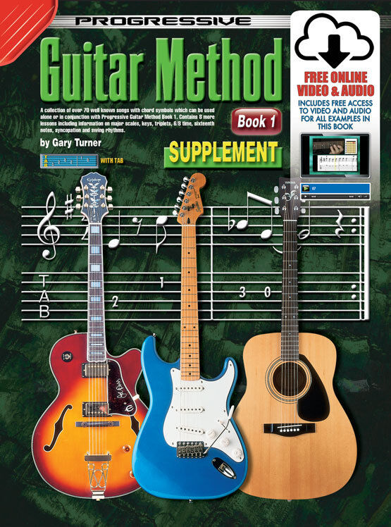 Progressive Guitar Method Book 1 Supplement with Online Video & Audio