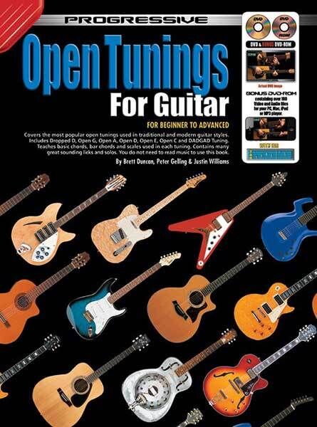 Progressive Open Tunings for Guitar Book with DVD and DVD-ROM