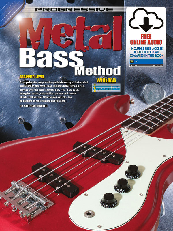 Progressive Heavy Metal Bass Book for Guitar