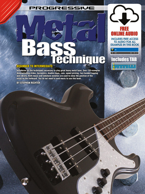 Progressive Heavy Metal Techniques for Bass Book