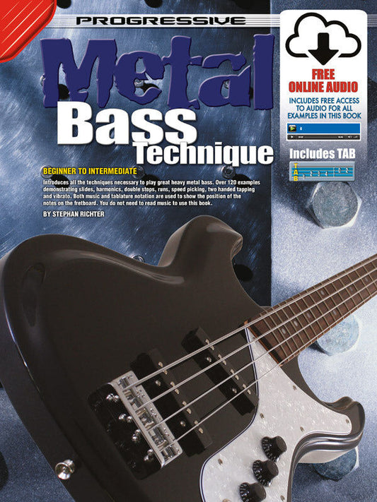 Progressive Heavy Metal Techniques for Bass Book