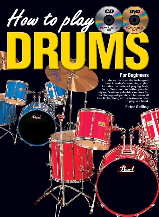 How To Play Drums for Beginners Book CD DVD with Online Resources