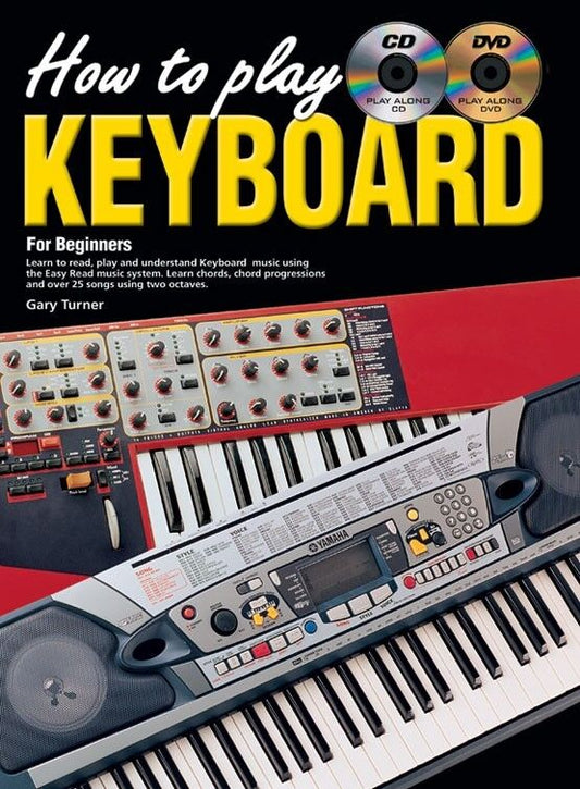 How to Play Keyboard for Beginners Book with CD and DVD