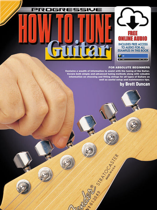 Progressive How To Tune Guitar Book/OLA - Guitar Sheet Music & Method