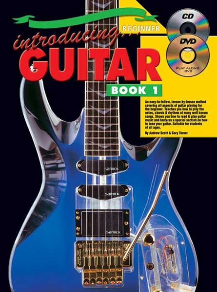 Guitar Book 1 with CD/DVD - Easy Beginner Lessons, Chord Shapes & Songs